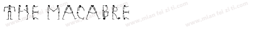 The Macabre字体转换